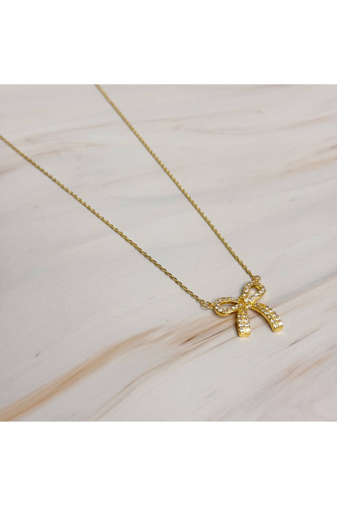 Ellison+Young - Simply Shine Bow Necklace