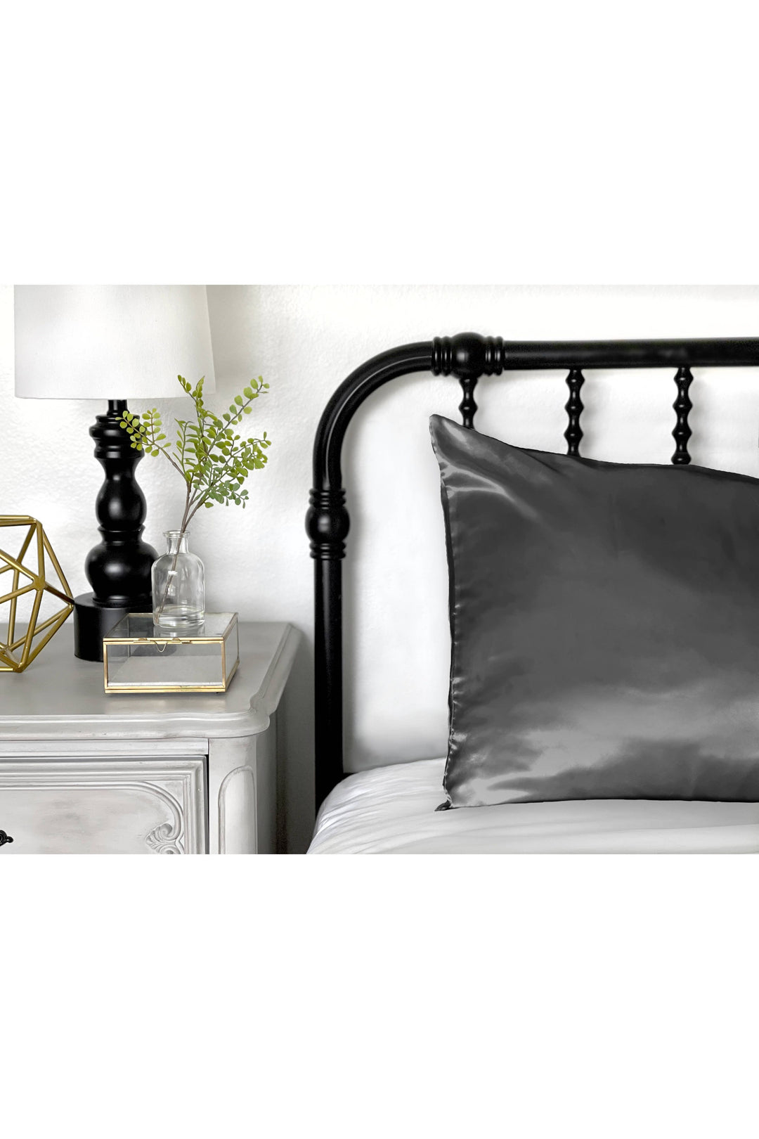 Morning Glamour - KING Satin Pillowcases : Pink - Vintage Dragonfly Boutique