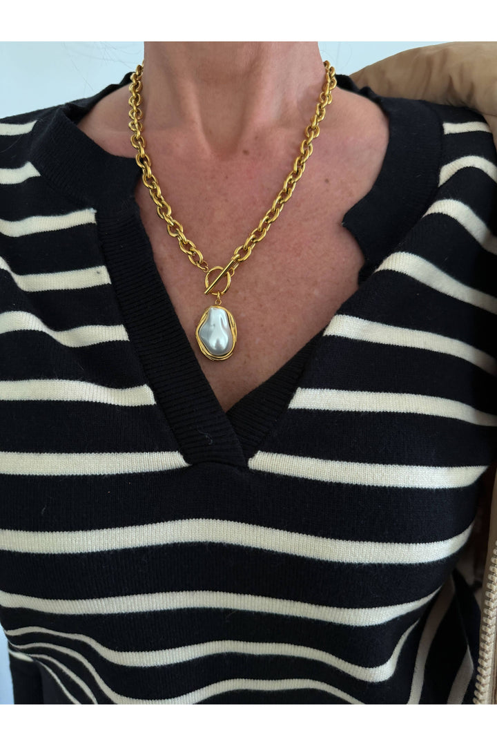 CHANSUTTPEARLS - PEARL DROP NECKLACE - Vintage Dragonfly Boutique