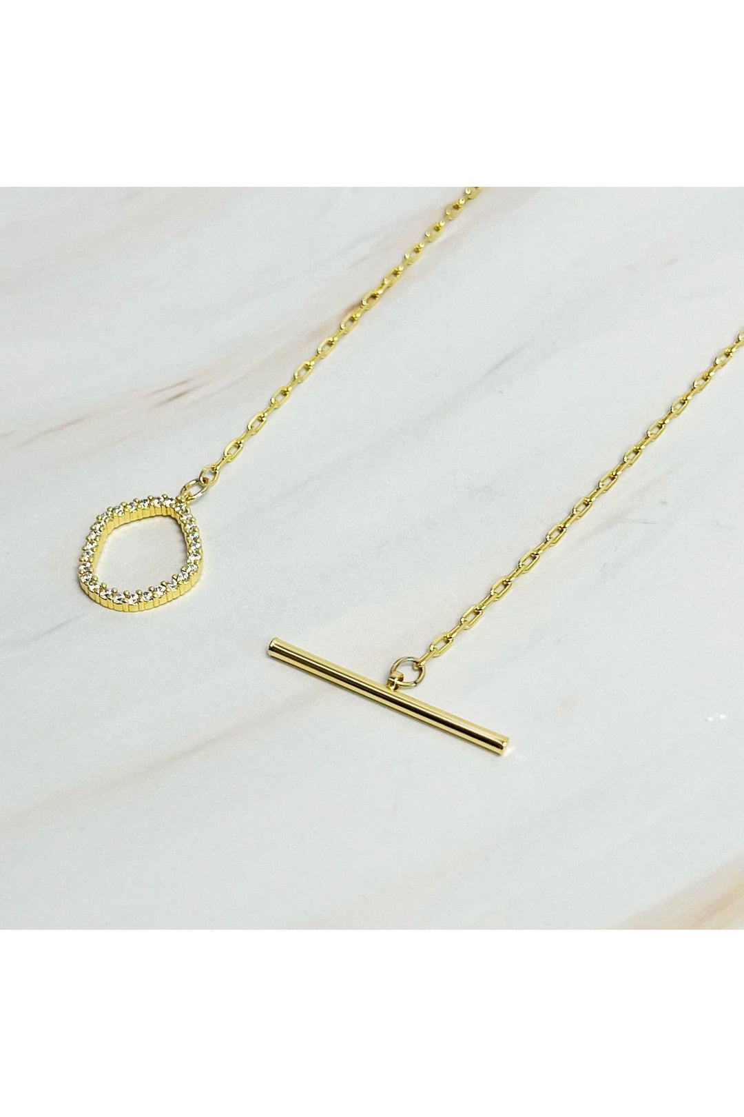 Ellison+Young - Amelia Dainty Toggle Necklace
