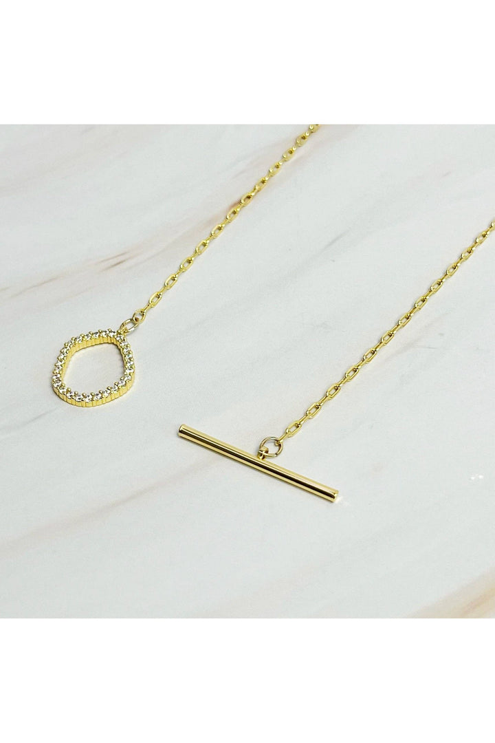 Ellison+Young - Amelia Dainty Toggle Necklace