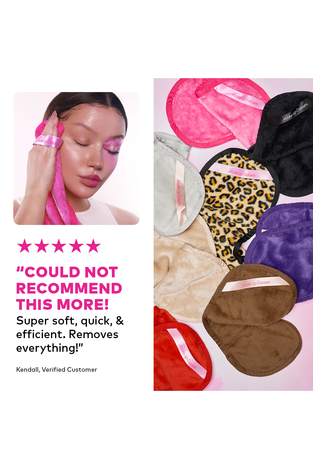 The Original MakeUp Eraser - The Pink Daily MakeUp Eraser