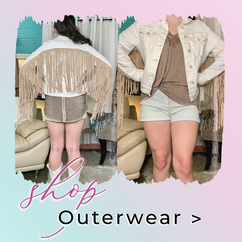Shop Women's Outerwear at Vintage Dragonfly Boutique | Women's Fashion Boutique Located in Sumrall, MS