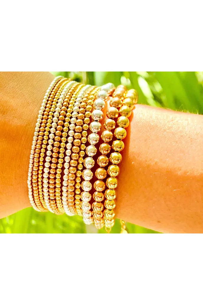 Bara Boheme Classic Ball Bead Bracelet - Vintage Dragonfly Boutique