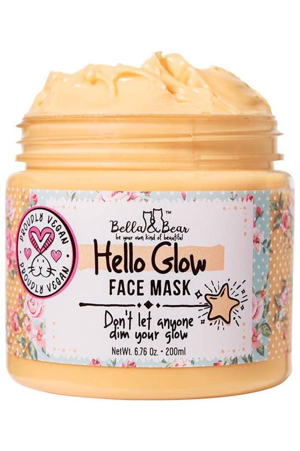 Bella Bear Hello Glow Face Mask for Brightening & Soothing my - Vintage Dragonfly Boutique