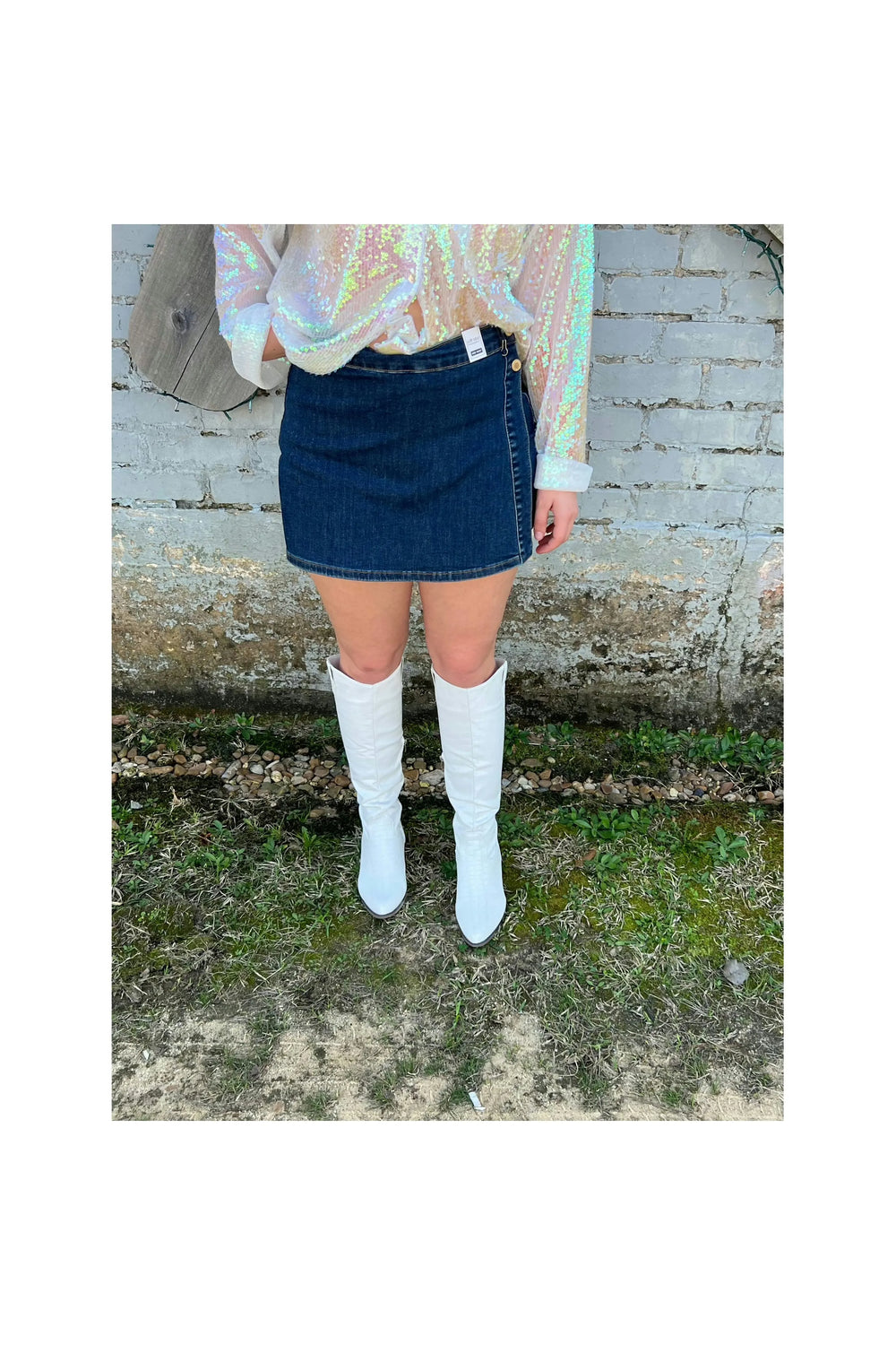 Hi Waist Clean Wash Skort-Bottoms-Judy Blue-Vintage Dragonfly-Women’s Fashion Boutique Located in Sumrall, Mississippi