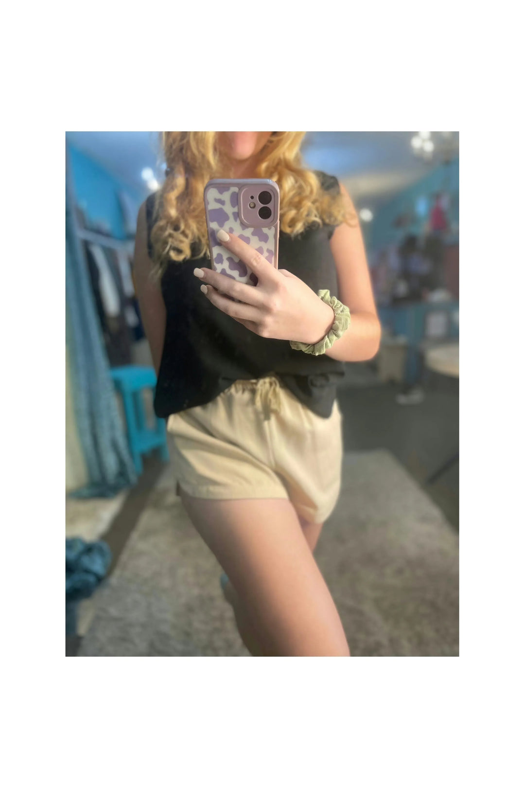 Taupe shorts with side pockets-Bottoms-Kori America-Vintage Dragonfly-Women’s Fashion Boutique Located in Sumrall, Mississippi
