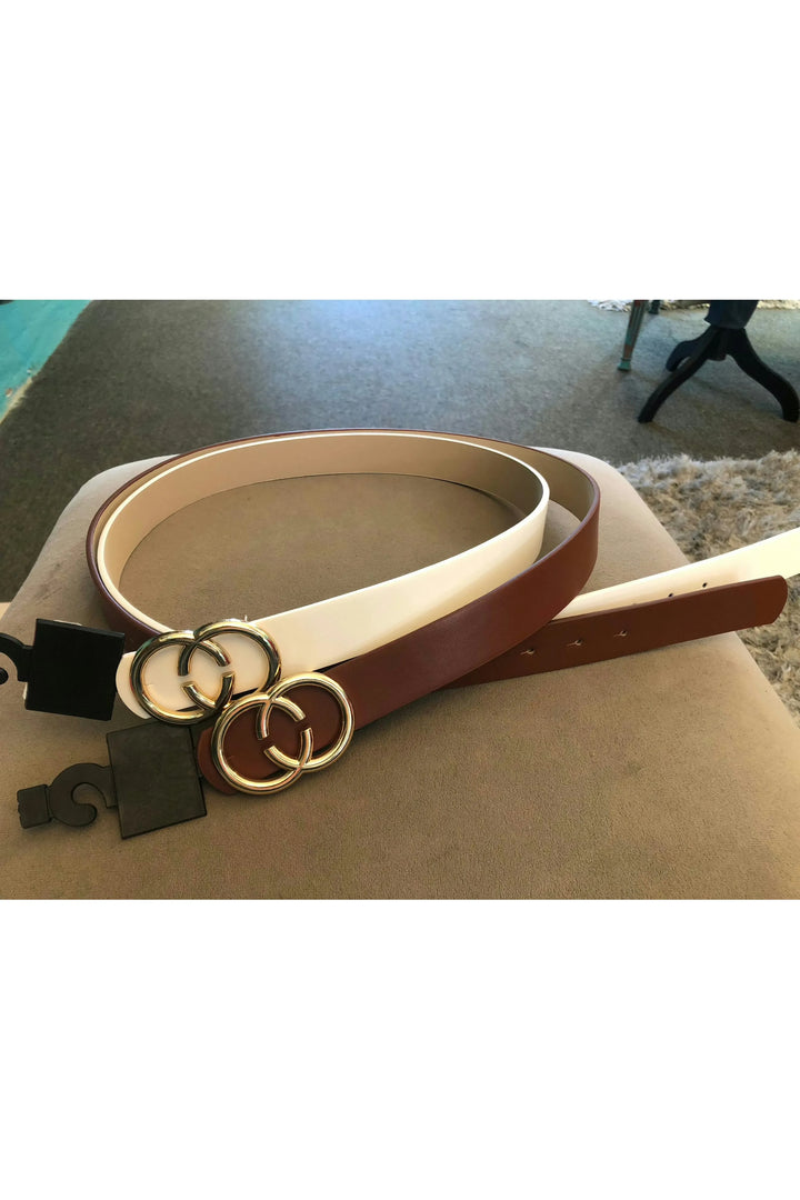 Double Circle Buckle Belt-Accessories-Judson-Vintage Dragonfly-Women’s Fashion Boutique Located in Sumrall, Mississippi