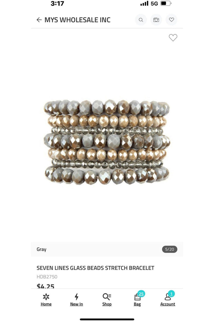 Bead Stretch Bracelet Sets - Vintage Dragonfly