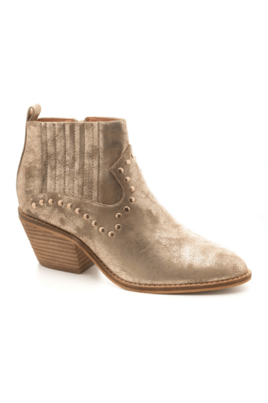 Corky’s On Fleek Bootie (Gold) - Vintage Dragonfly Boutique