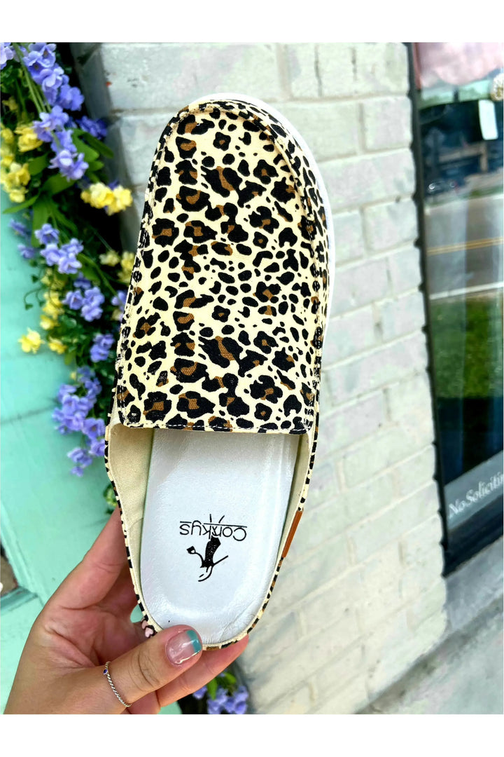 Fierce Leopard Pattern Pontoon Shoes-Shoes-Corky’s-Vintage Dragonfly-Women’s Fashion Boutique Located in Sumrall, Mississippi