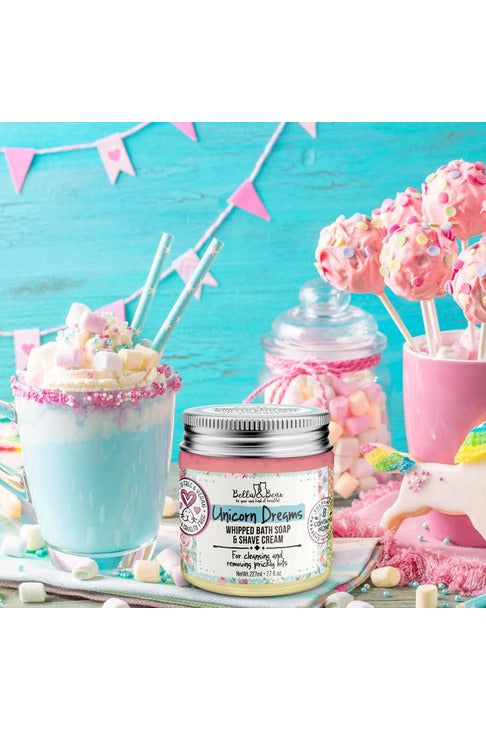 Bella Bear Unicorn Dreams Whipped Bath Soap & Shave Cream-Accessories-Bella Bear-Vintage Dragonfly-Women’s Fashion Boutique Located in Sumrall, Mississippi